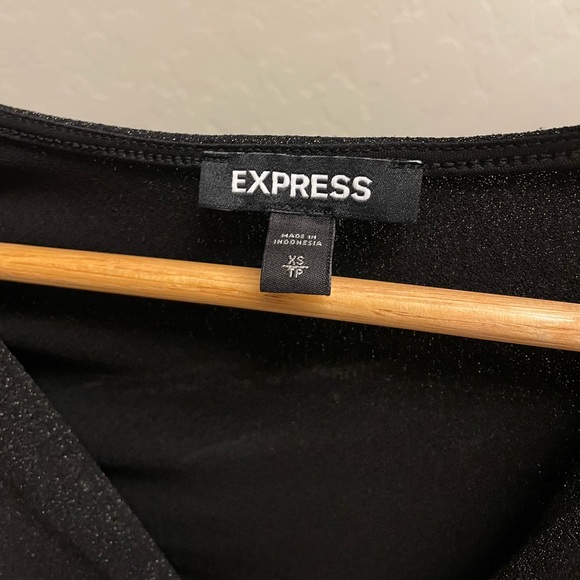 Express black shimmer body suit - Picture 2 of 3